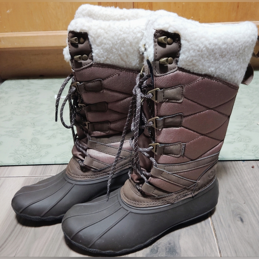 Lands end Expedition Insulated Tall Snow boots Sz-8